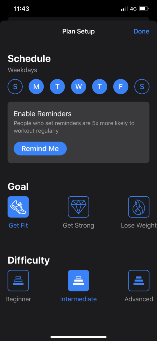 Seven Exercise App 7 Workout App – FIRST RUN UX